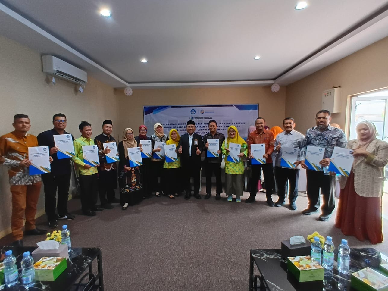 Terbanyak Di LLDIKTI Wilayah 17, Puluhan Dosen Unilak Raih Associate Profesor dan Profesor